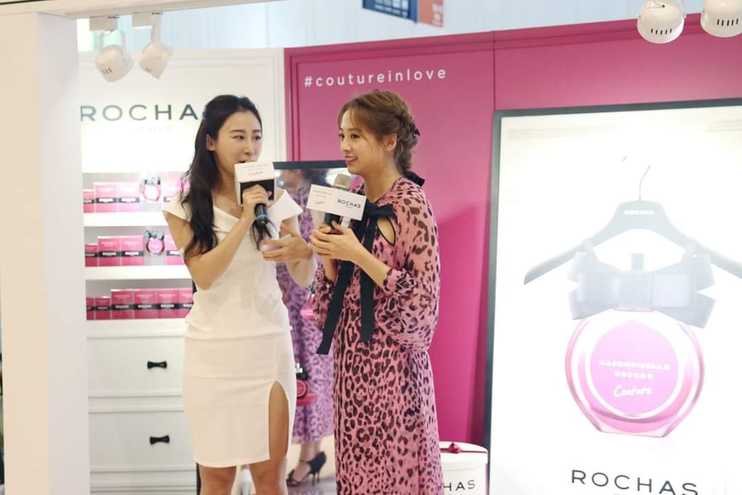ROCHAS 香氛品牌快閃活動主持｜一日店長主持人黃珮綸 YAYA